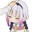 kanna_headpat